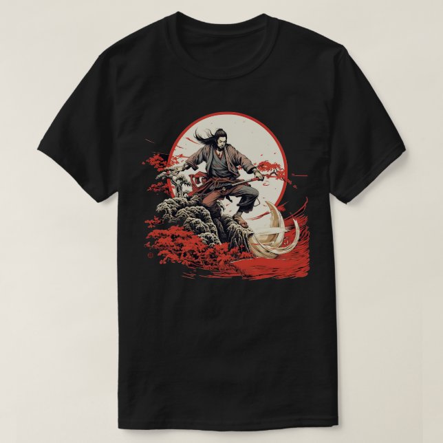 Camiseta Guerrero de Samurai (Diseño del anverso)