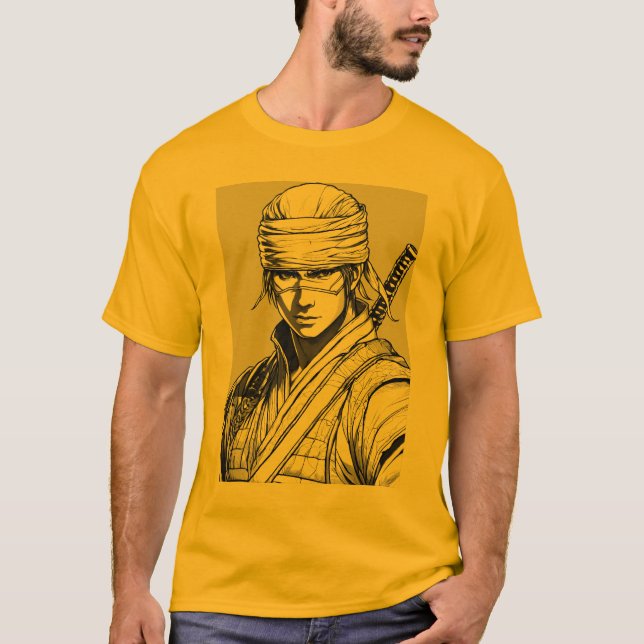 Camiseta Guerrero de Samurai (Anverso)