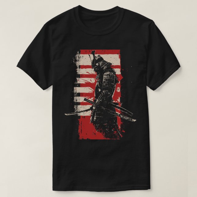 Camiseta Guerrero de Samurai 1 (Diseño del anverso)