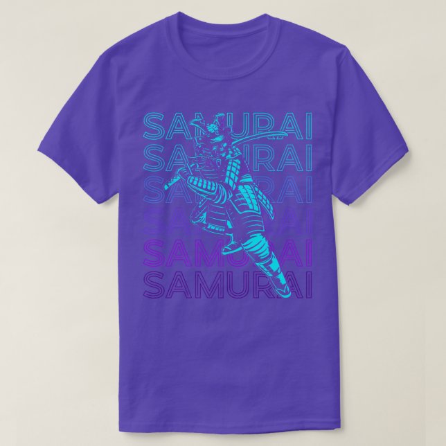 Camiseta Guerrero de Samurai Bushido japonés Ronin Retro (2 (Diseño del anverso)
