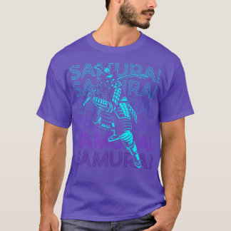 Camiseta Guerrero de Samurai Bushido japonés Ronin Retro (2
