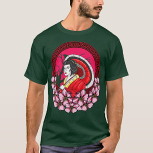 Camiseta Guerrero de Samurai código Bushido Niña de espada