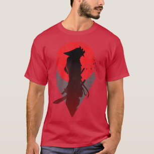 Camiseta Guerrero de Samurai código de espadines japoneses