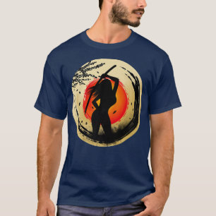 Camiseta Guerrero de Samurai de Japón