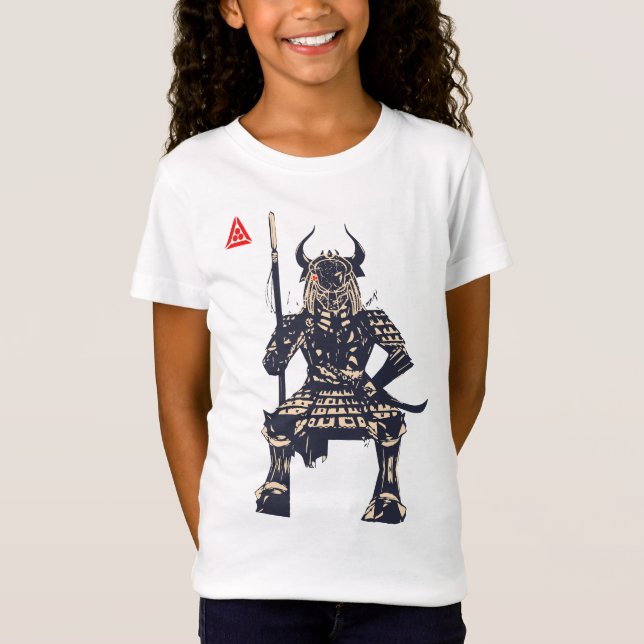 Camiseta Guerrero de Samurai Espacial (Anverso)