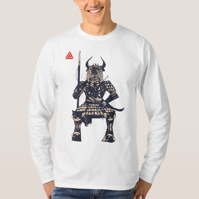 Camiseta Guerrero de Samurai Espacial (Anverso)