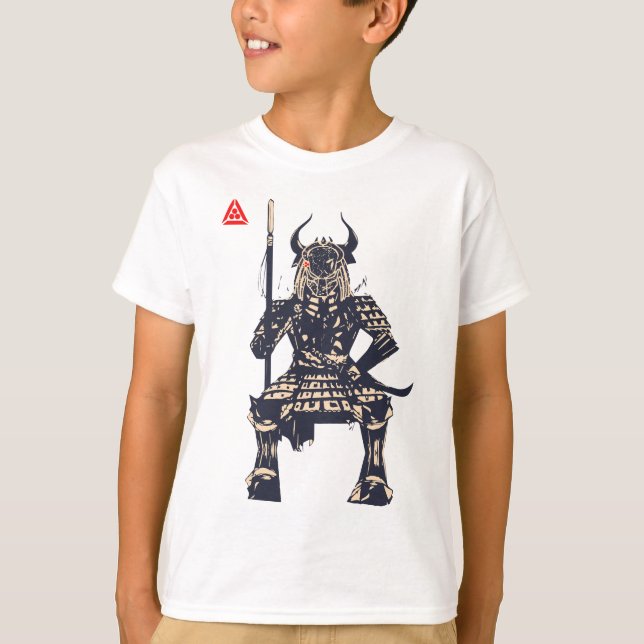 Camiseta Guerrero de Samurai Espacial (Anverso)
