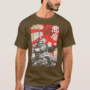 Camiseta Guerrero de Samurai, espadachín de la cultura japo