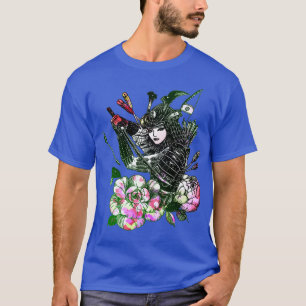 Camiseta Guerrero de Samurai Geisha japonés