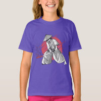 Guerrero de Samurai golpea con Katana