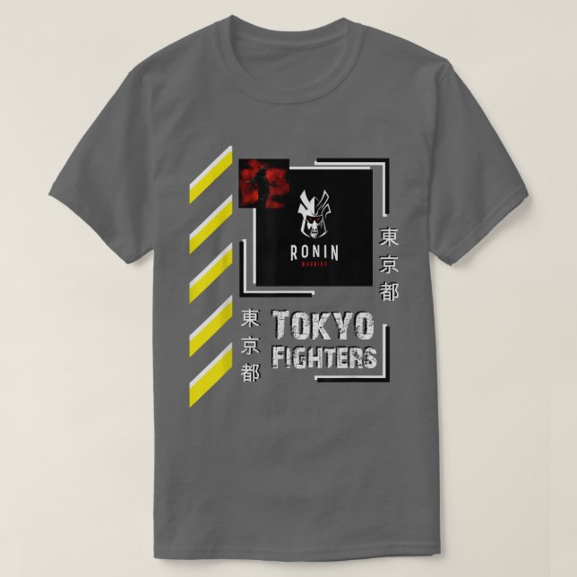 Camiseta Guerrero de Samurai Japón Combatientes de Tokio co (Diseño del anverso)