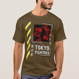Camiseta Guerrero de Samurai Japón Ropa de estilo Tokio (2)