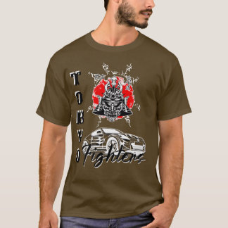 Camiseta Guerrero de Samurai Japón vestimenta estilo Tokio 
