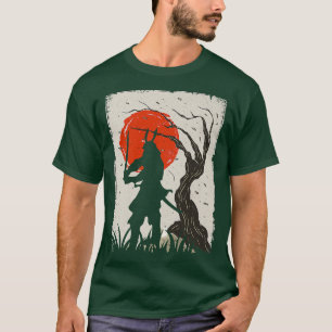 Camiseta Guerrero de Samurai Japonés (2)