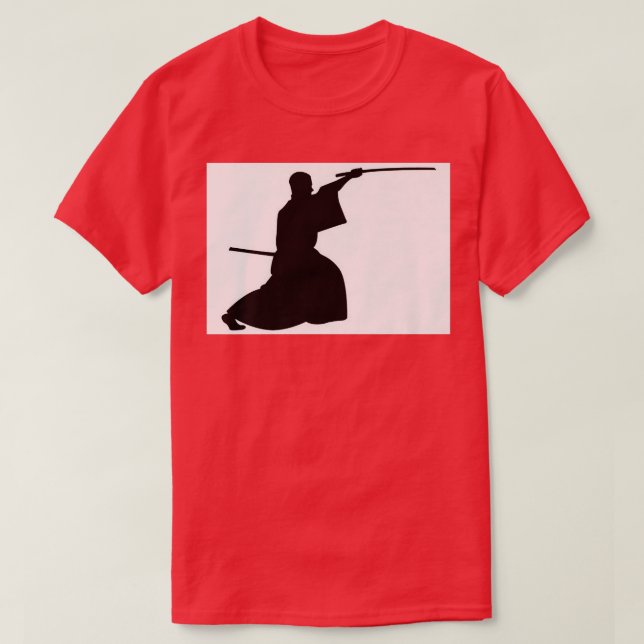 Camiseta Guerrero de Samurai japonés de Guay con espadas de (Diseño del anverso)