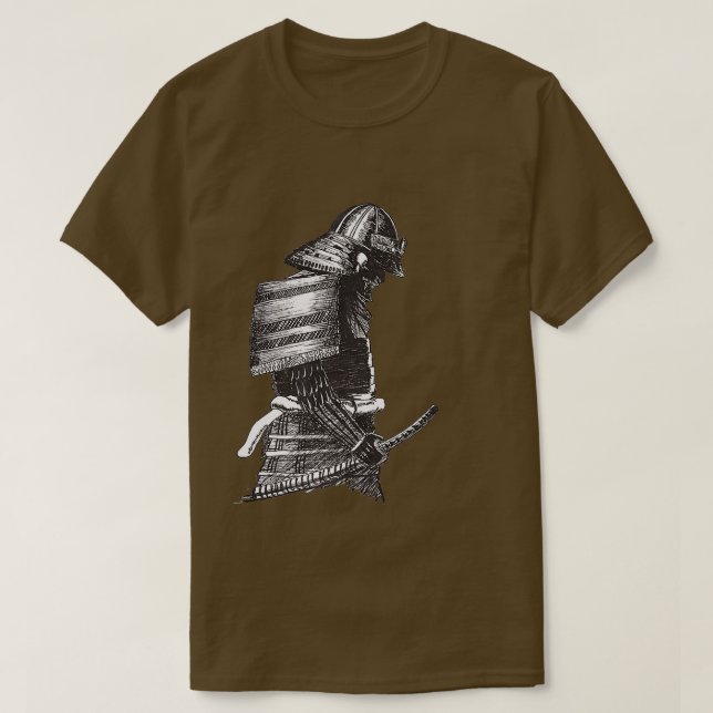 Camiseta Guerrero de Samurai Japonés Enamado (2) (Diseño del anverso)