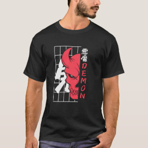 Camiseta Guerrero de Samurai Japonés Oni Japan Mythology De