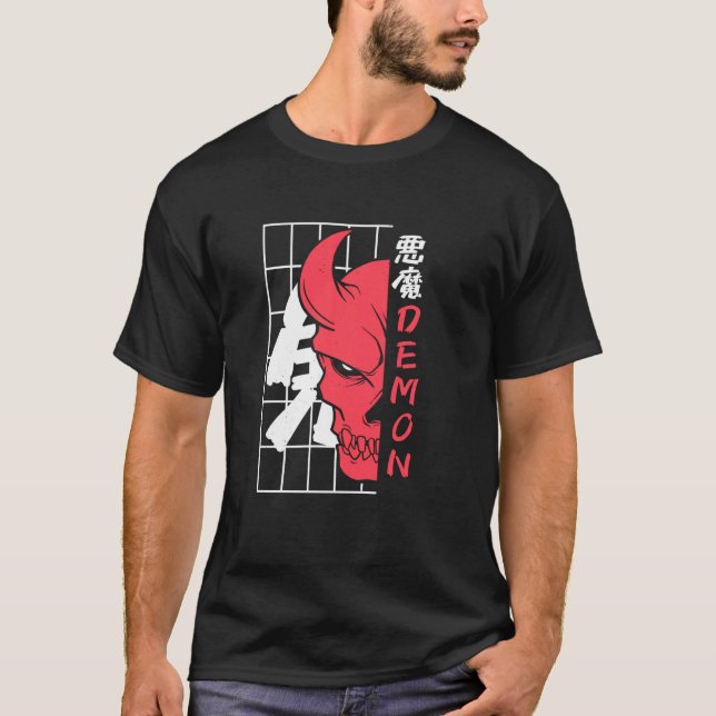 Camiseta Guerrero de Samurai Japonés Oni Japan Mythology De (Anverso)