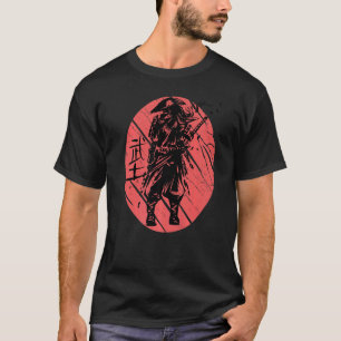 Camiseta Guerrero de Samurai Ninja Arte Japonés Katana Sw