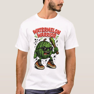 Camiseta Guerrero de Sandía – Deportes de béisbol de dibujo
