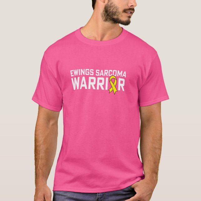 Camiseta Guerrero de Sarcoma de Ewing Mes de conciencia ama (Anverso)