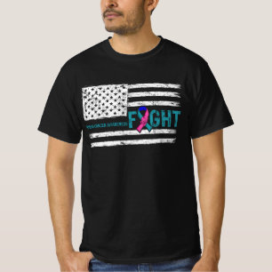 Camiseta Guerrero de sensibilización contra el cáncer tiroi