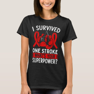 Camiseta Guerrero de sobreviviente de ataque de cinta de se