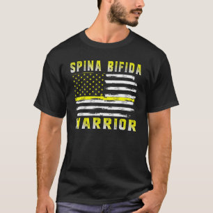 Camiseta Guerrero De Spina Bifida Bandera Estadounidense Am