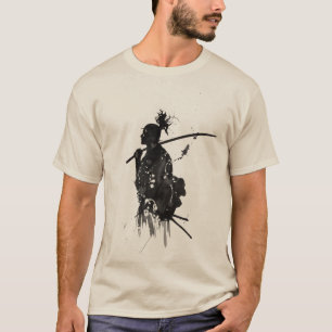 Camiseta Guerrero de tinta samurái