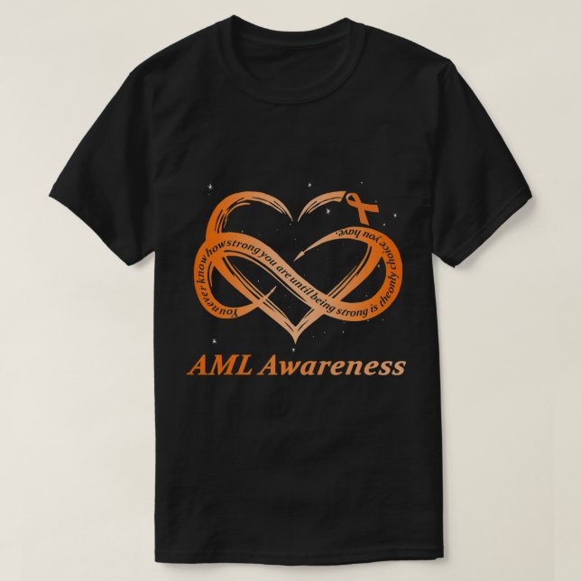 Camiseta Guerrero del AML Soy Awaren de Leucemia Mieloide A (Diseño del anverso)