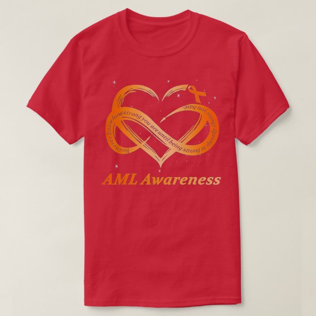 Camiseta Guerrero del AML Soy Awaren de Leucemia Mieloide A (Diseño del anverso)