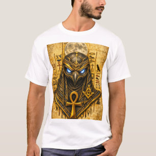 Camiseta Guerrero del Ankh Egipcio Antiguo – Mascarilla Dor