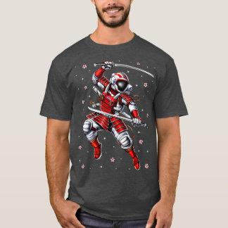 Camiseta Guerrero del Astronauta Samurai