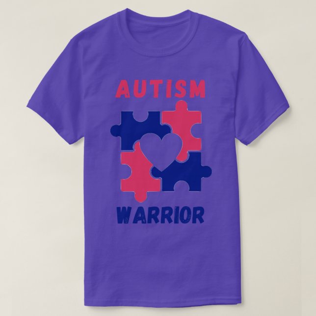 Camiseta Guerrero del autismo (Diseño del anverso)