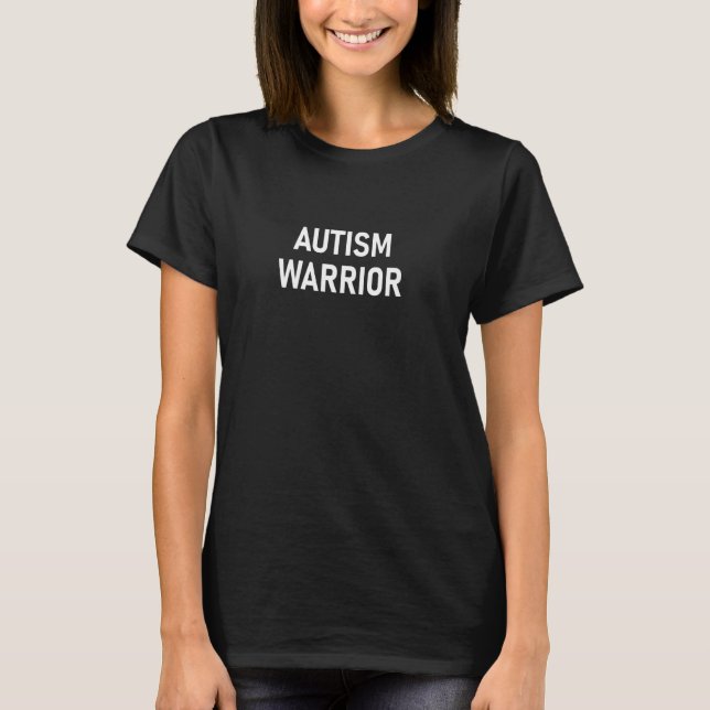 Camiseta Guerrero del Autismo (Anverso)