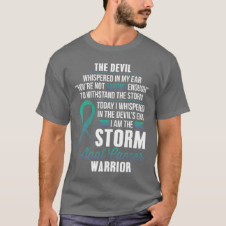 Camiseta Guerrero del cáncer ANAL Soy la tormenta retro