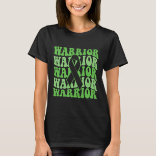 Camiseta Guerrero del Cáncer de Conducto Biliar Cinta Verde