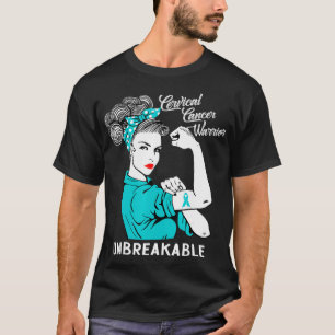 Camiseta Guerrero del cáncer de cuello uterino - Concienci