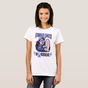 Camiseta Guerrero del cáncer de estómago cree y lucha