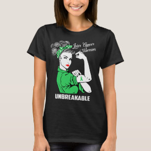 Camiseta Guerrero del cáncer de hígado irrompible