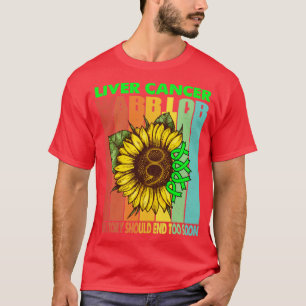 Camiseta Guerrero del cáncer de hígado, no hay historia que