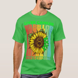 Camiseta Guerrero Del Cáncer De Hígado Opta Por Seguir Apoy