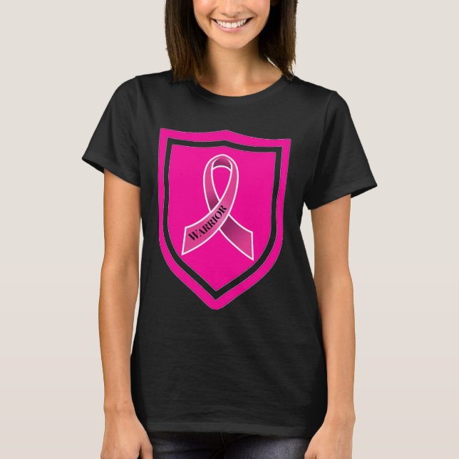 Camiseta Guerrero del cáncer de mama (Anverso)