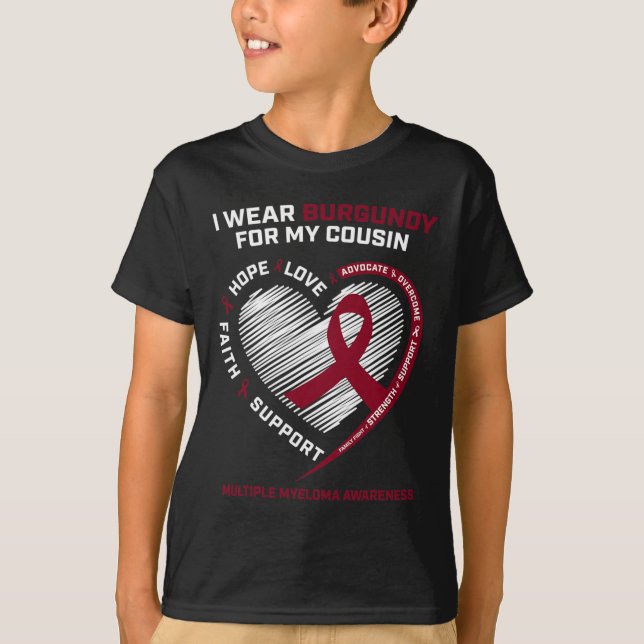 Camiseta Guerrero Del Cáncer De Mama Cubierto Por La Sangre (Anverso)