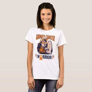 Camiseta Guerrero del cáncer de riñón cree y lucha