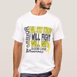 Camiseta Guerrero del cáncer de vejiga