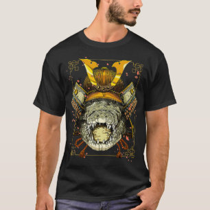 Camiseta Guerrero del cocodrilo samurai ama a las mujeres