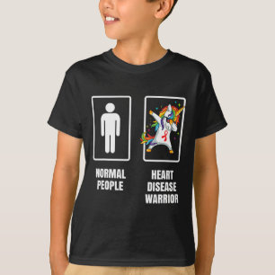 Camiseta Guerrero del corazón de unicornio con dabbing supe