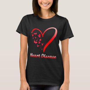 Camiseta Guerrero del Corazón Mariposa Corazón Rojo Enferme