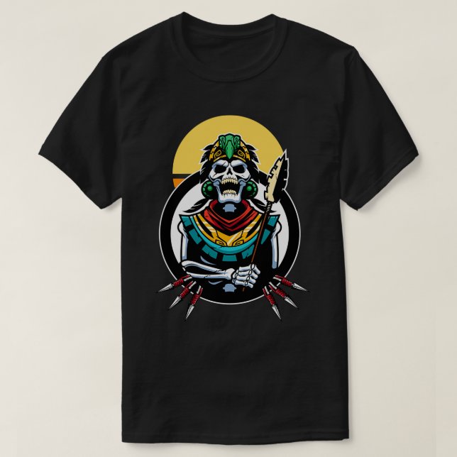 Camiseta guerrero del cráneo inca Classic TShirt (Diseño del anverso)